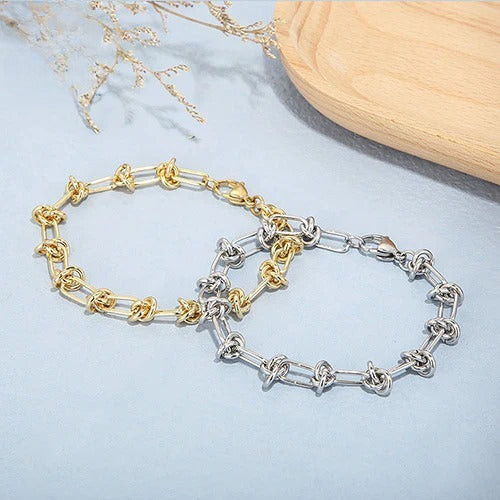 Knot Link Chain Bracelet