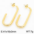 Minimalist U-Shaped Hoop Earrings