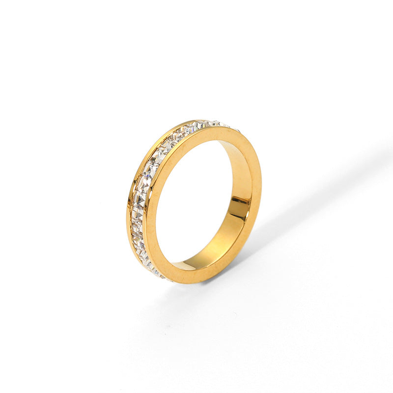 Titanium Steel Casting Smooth Ring