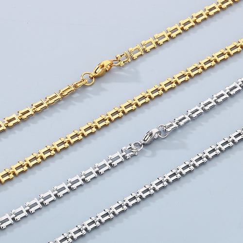 Box Link Chain Bracelet