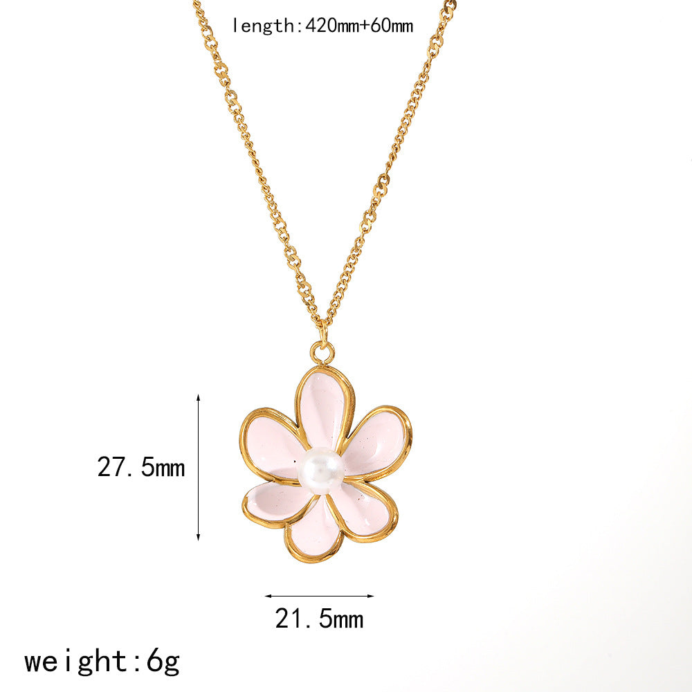 Floral Pearl Jewelry Set