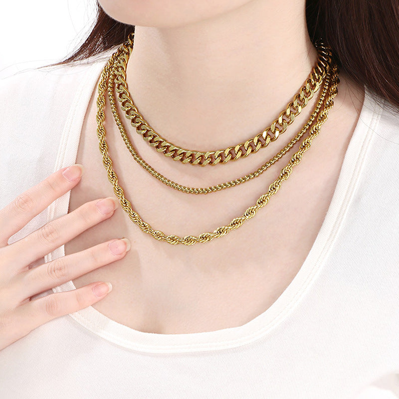 Mixed Chain Necklace Collection