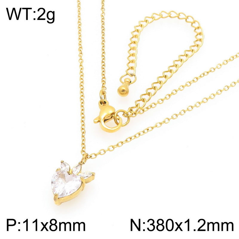 Minimal Cherry Pendant Necklace