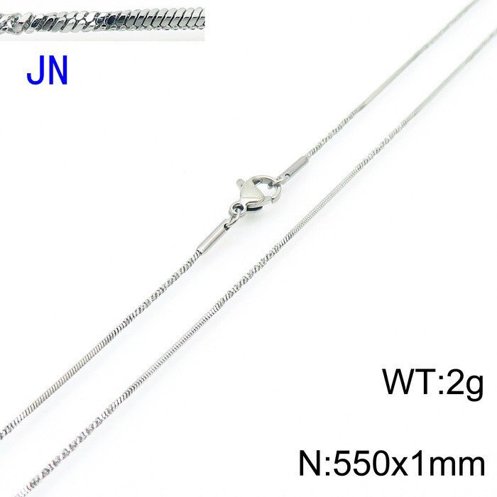 Stainless Steel Snake Chain Necklace