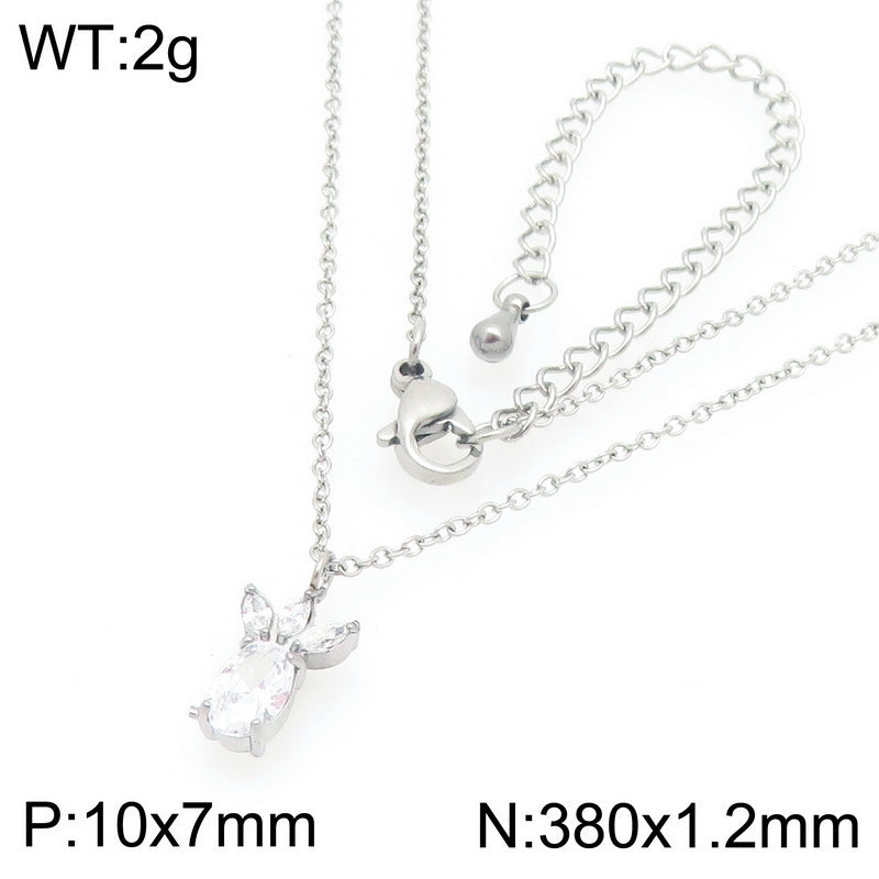 Minimal Cherry Pendant Necklace