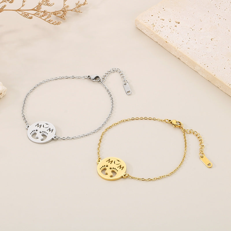 Symbol Disc Necklace, Bracelet & Earrings Set