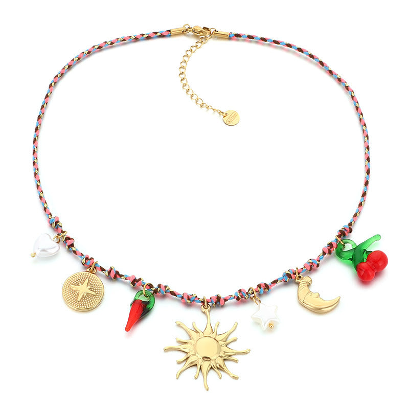 Bohemian Charm Pendant Necklace Collection