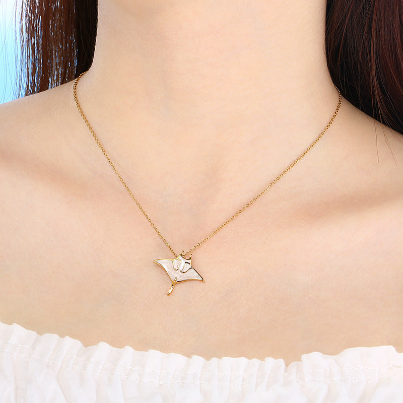 Whale Tail Pendant Necklace
