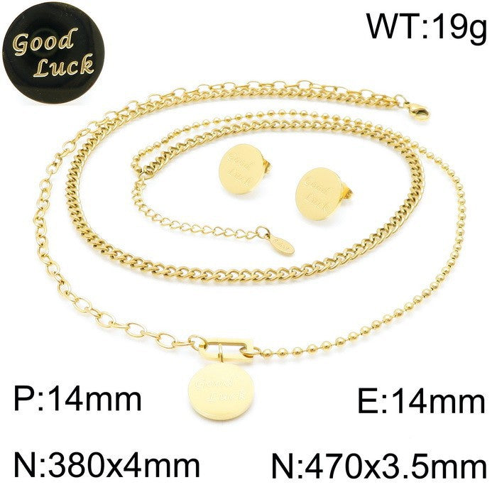 Good Luck Coin Jewelry Set