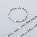 Classic Flat-Link Chain Bracelet