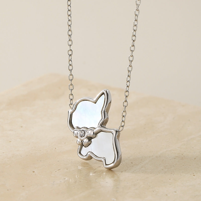 Cute Cat & Butterfly Pendant Necklace