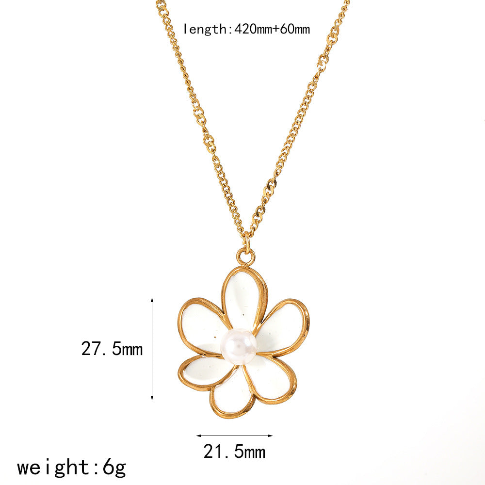 Floral Pearl Jewelry Set