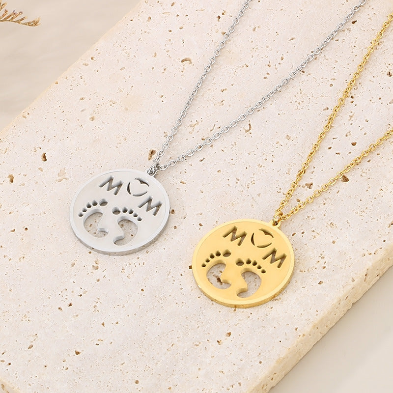 Symbol Disc Necklace, Bracelet & Earrings Set