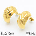 Gold & Silver Wave Earrings