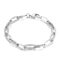 ins wind trend versatile design geometric elements interlocking stainless steel bracelet stacked simple bare chain titanium steel