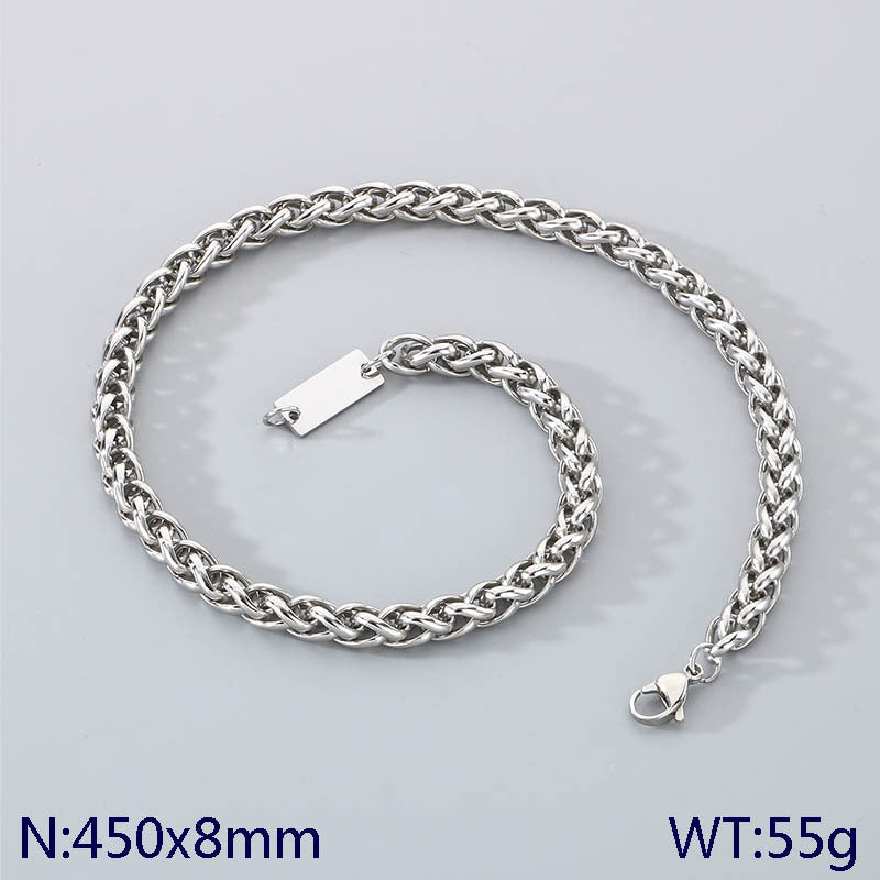 Classic Gold & Silver Rope Chain Necklace