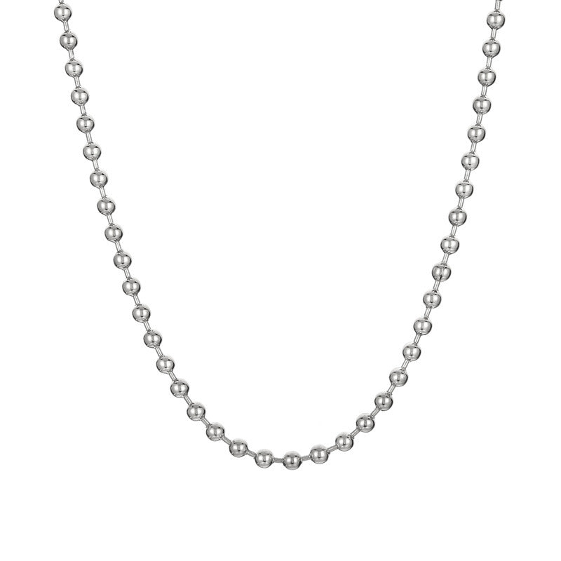 Polished Bead Chain Necklace