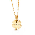 Four-Leaf Flower Pendant Necklace