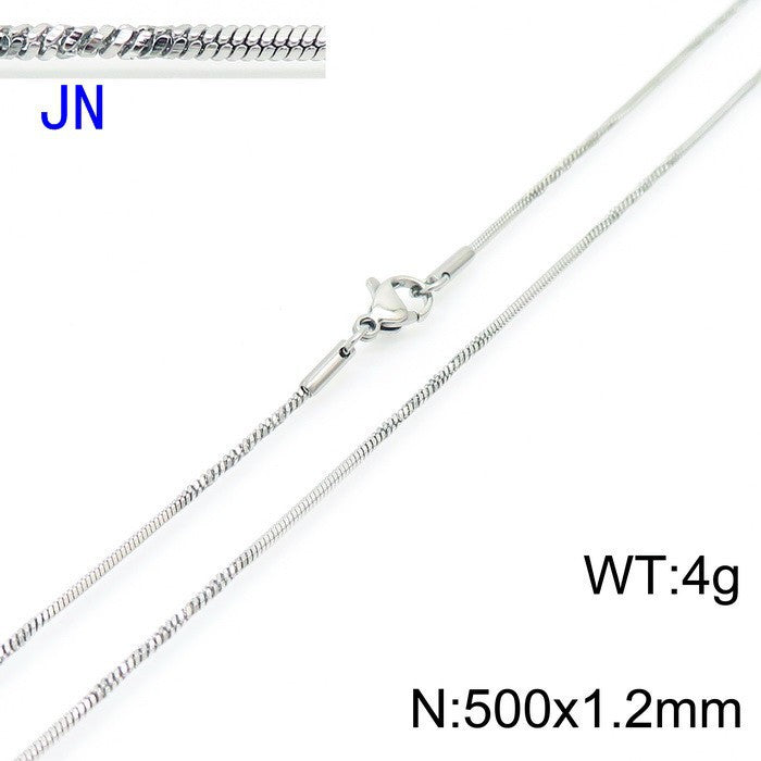 Stainless Steel Snake Chain Necklace