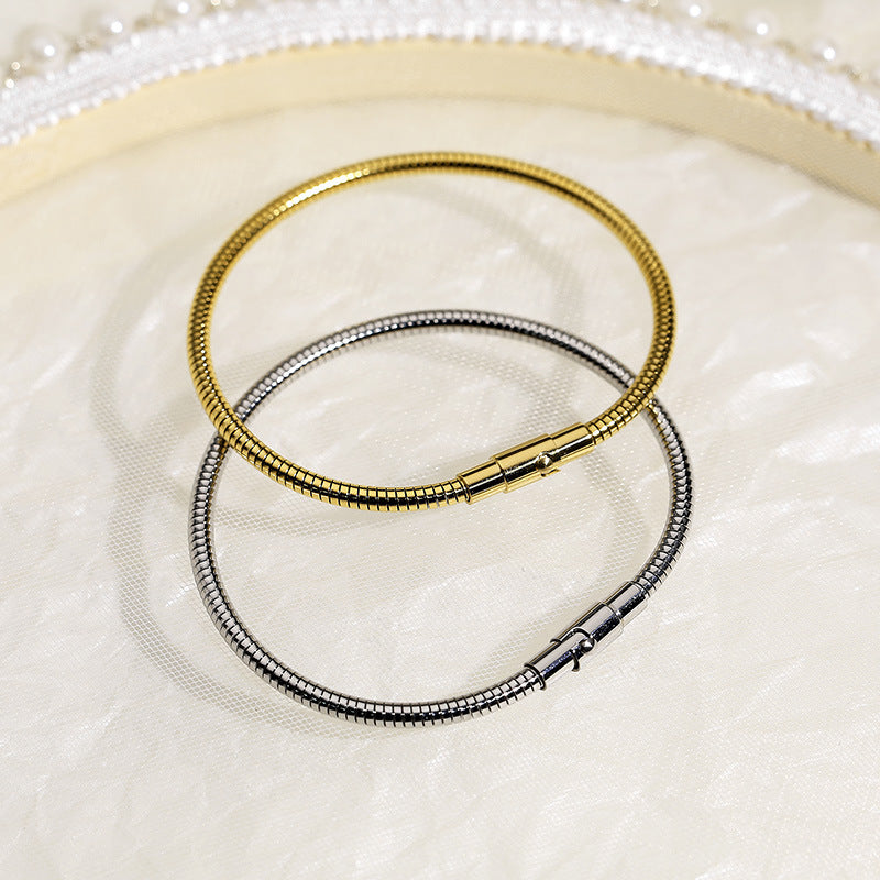 Flexible Snake Chain Bangle