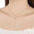 Gold Charm Layered Necklace Set