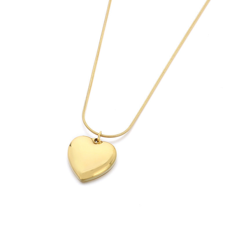 Open Heart Pendant Necklace