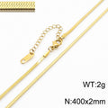 Minimalist Herringbone Chain Necklace