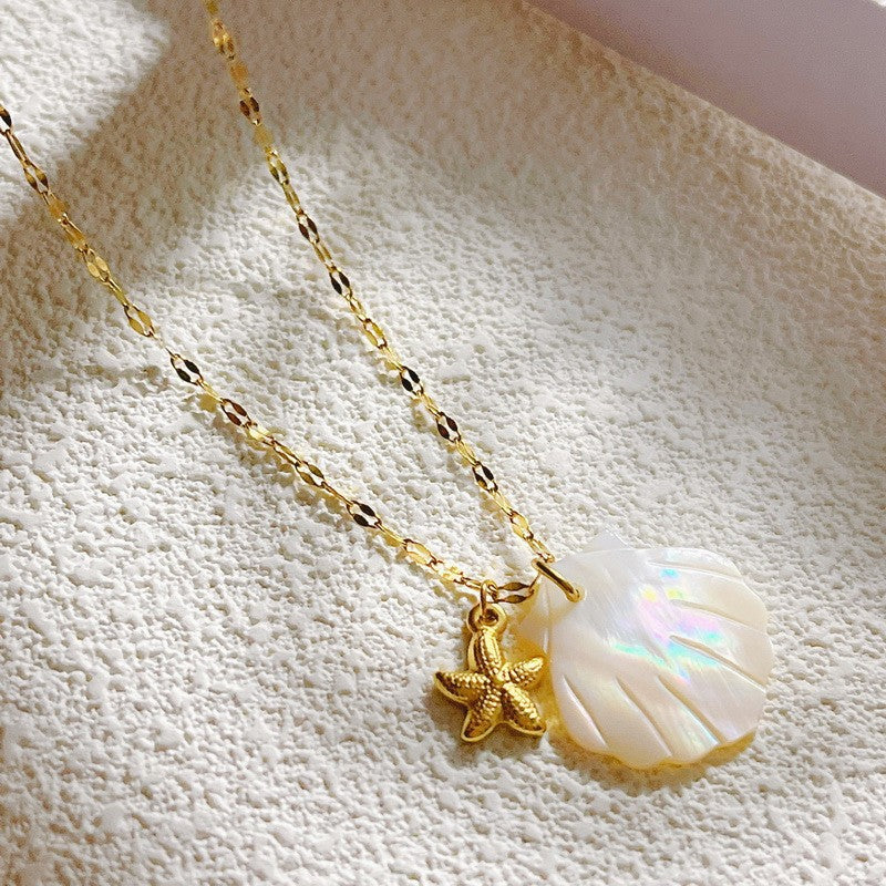 Shell Pendant Necklace with Ocean-Inspired Charm