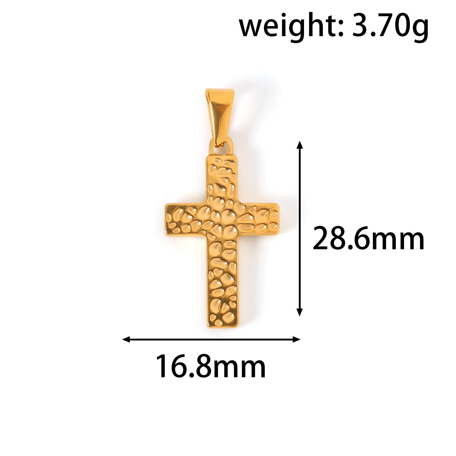 Cross-border European and American jewelry: titanium steel cross necklace pendant, personalized literary and artistic retro stainless steel clavicle chain accessories
