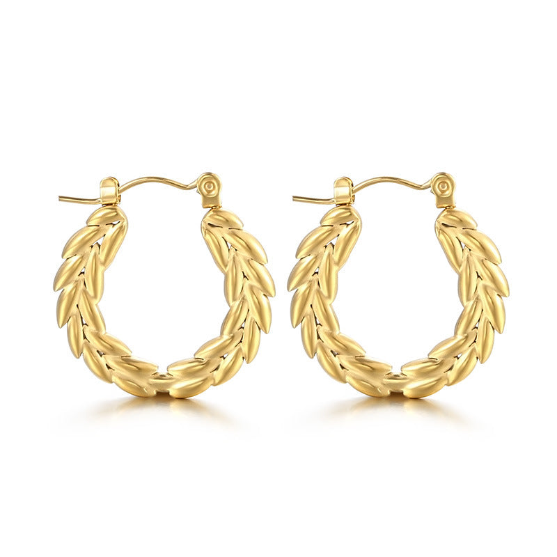 Braided Hoop Earrings