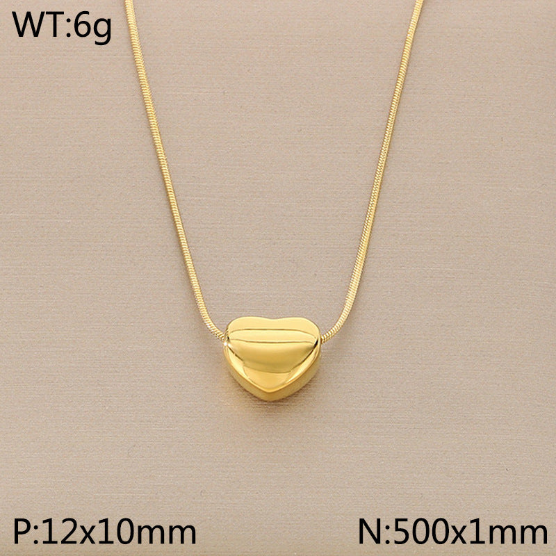 Open Heart Pendant Necklace