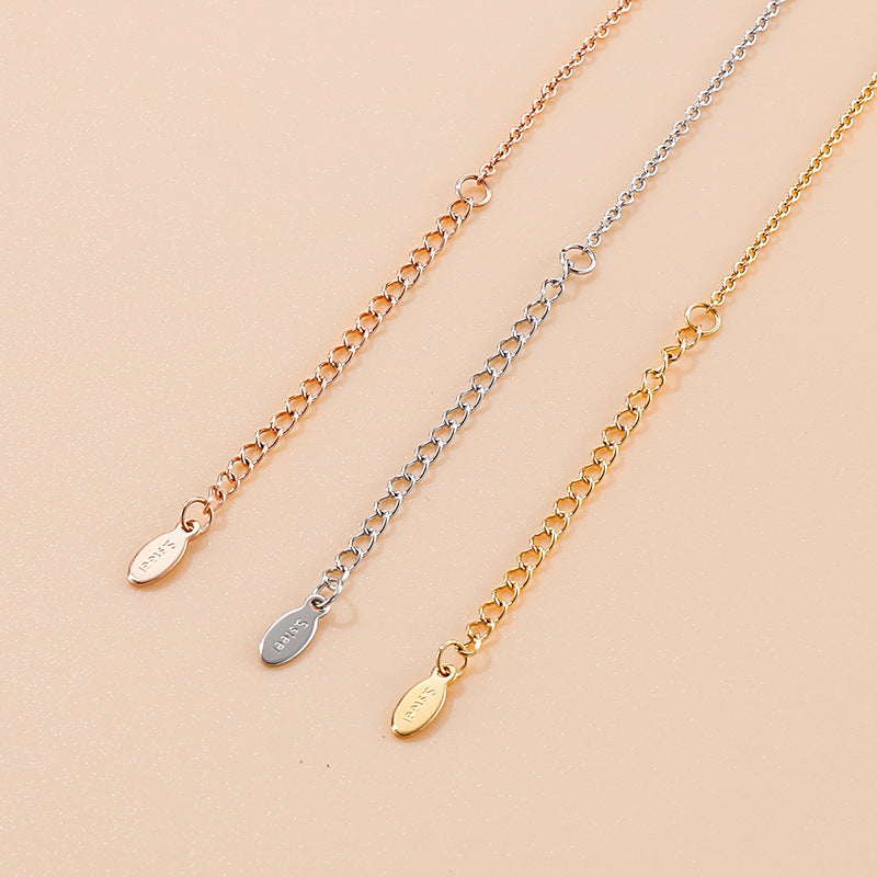 Minimal Tag Necklace – Modern Engraveable Pendant