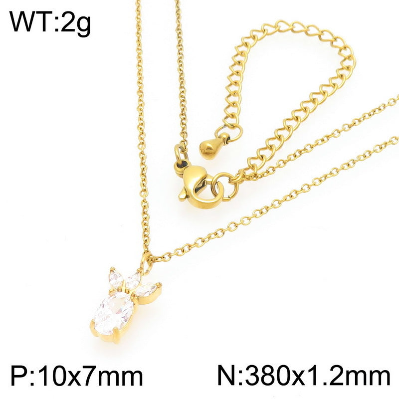 Minimal Cherry Pendant Necklace