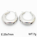 Chunky Gold & Silver Hoop Earrings