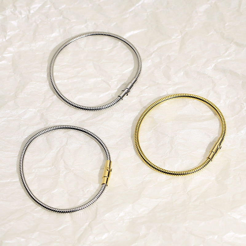 Flexible Snake Chain Bangle
