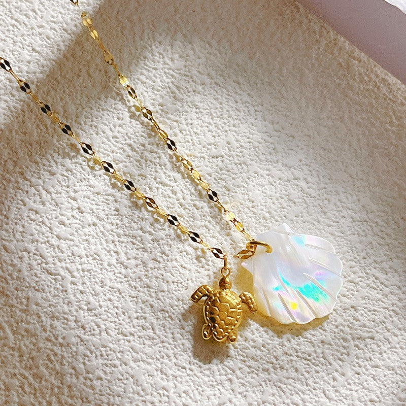 Shell Pendant Necklace with Ocean-Inspired Charm