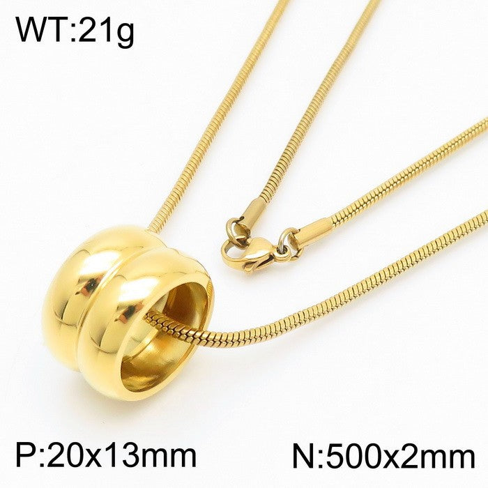Minimalist Gold Loop Jewelry Set