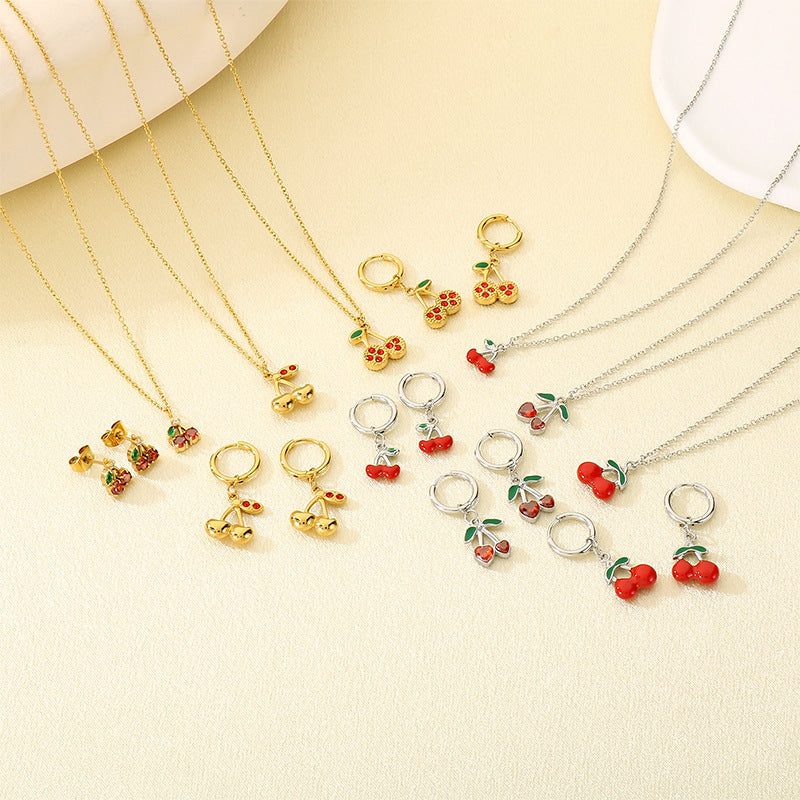 Cherry Charm Jewelry Collection