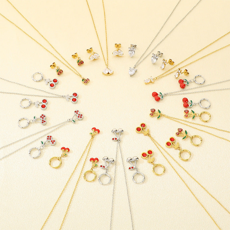 Cherry Charm Jewelry Collection