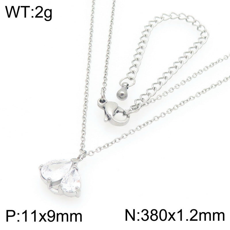 Minimal Cherry Pendant Necklace