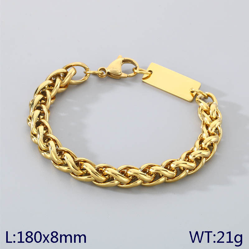 Classic Gold & Silver Rope Chain Necklace
