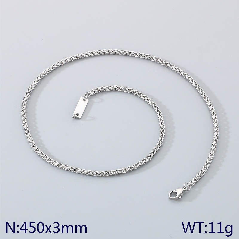 Classic Gold & Silver Rope Chain Necklace