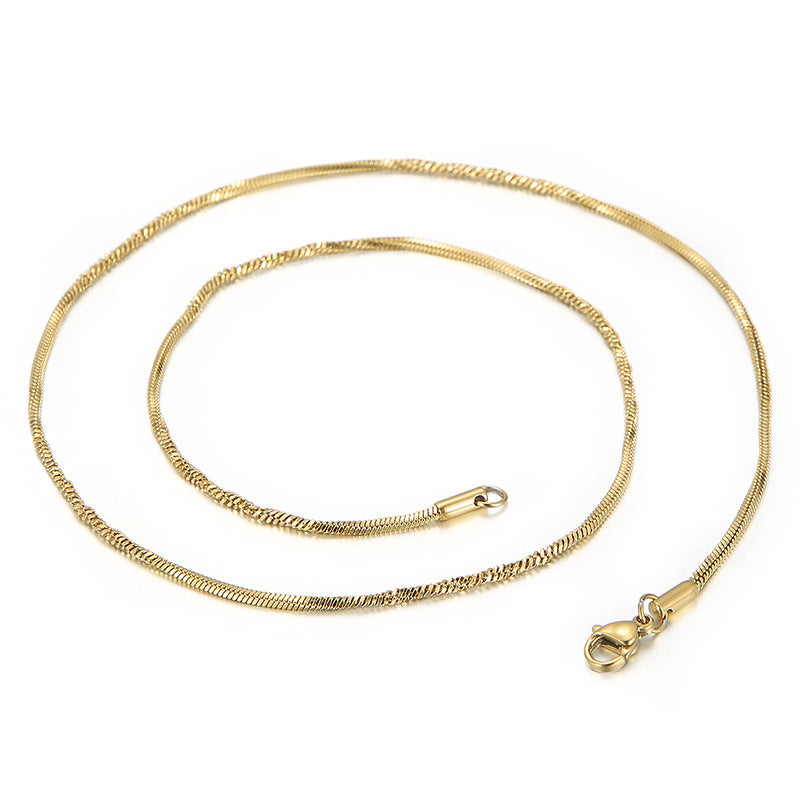 Stainless Steel Snake Chain Necklace