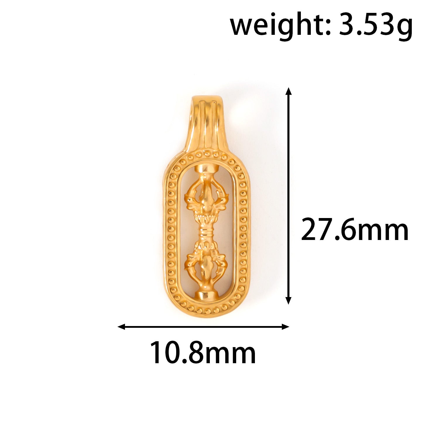 Cross-border new gourd titanium steel necklace niche design light luxury high-end sense transfer gourd pendant pendant wholesale