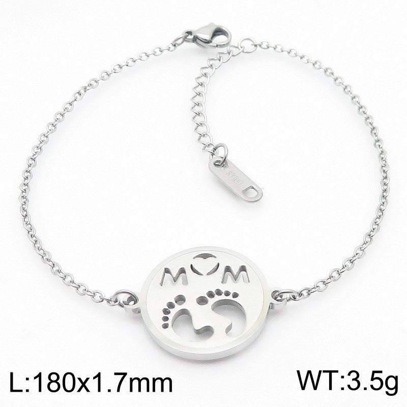 Symbol Disc Necklace, Bracelet & Earrings Set