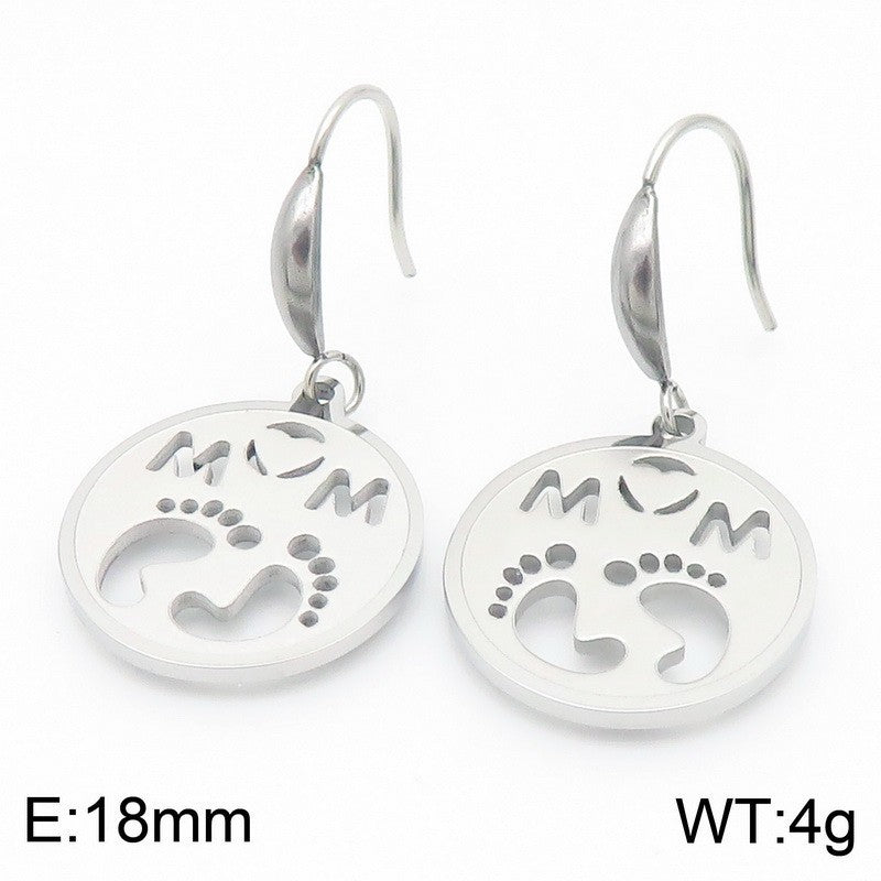 Symbol Disc Necklace, Bracelet & Earrings Set