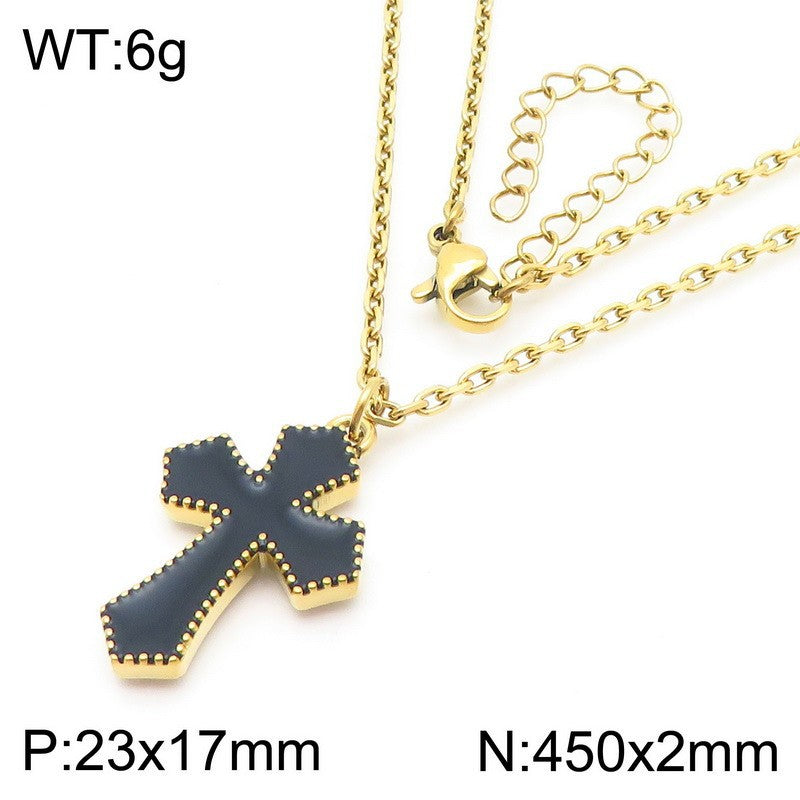 Dainty Cross Pendant Necklace