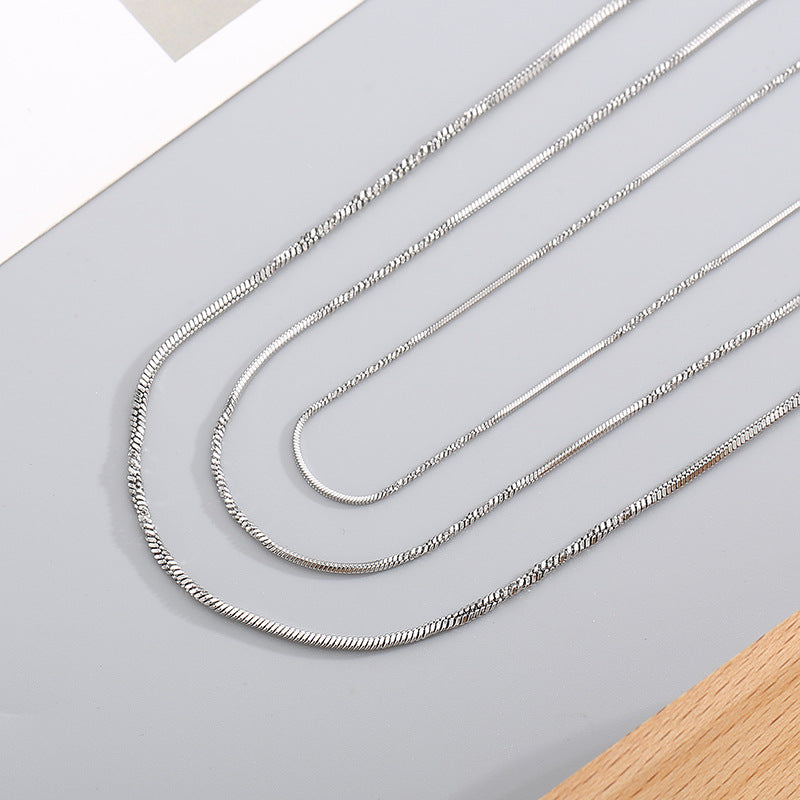 Stainless Steel Snake Chain Necklace