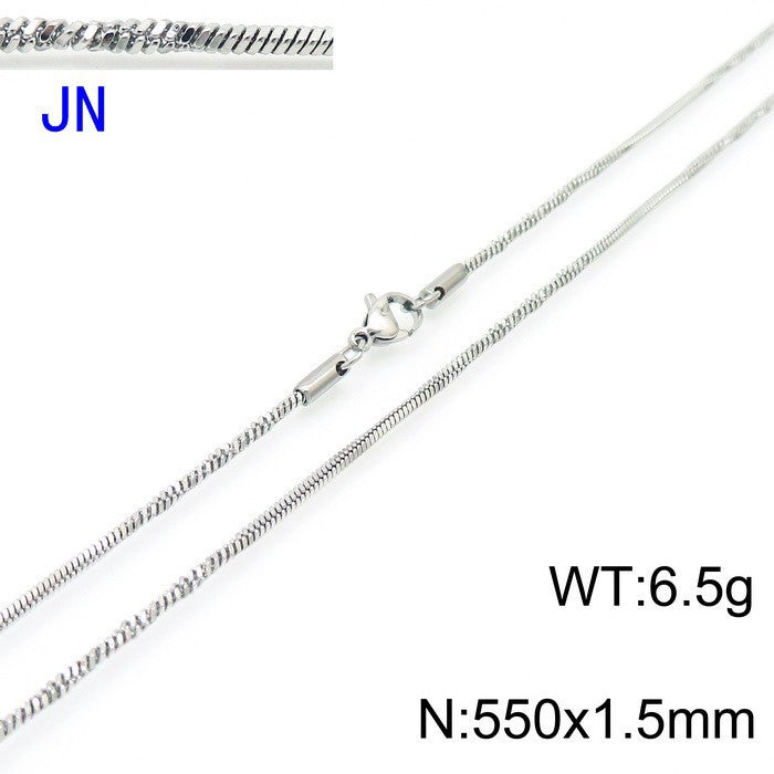Stainless Steel Snake Chain Necklace