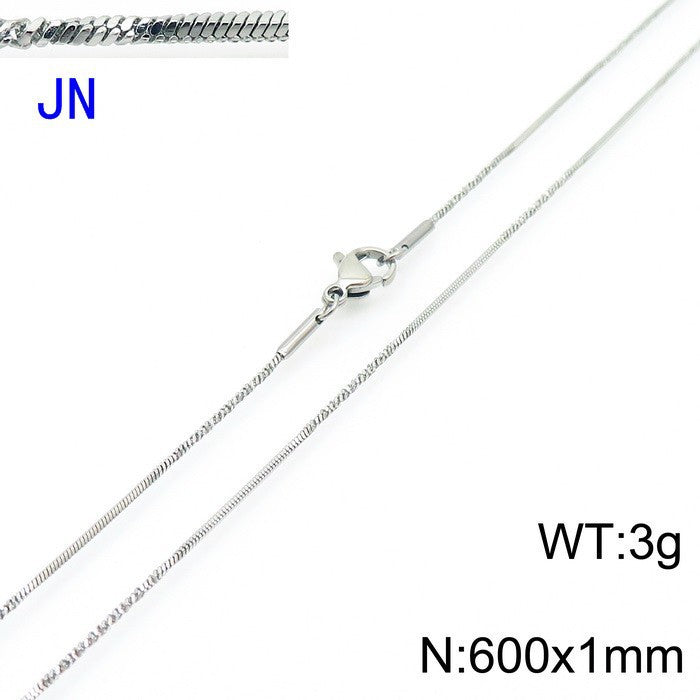Stainless Steel Snake Chain Necklace